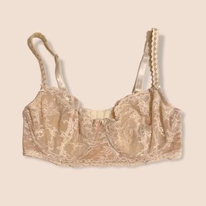 🌸Cream lace bra